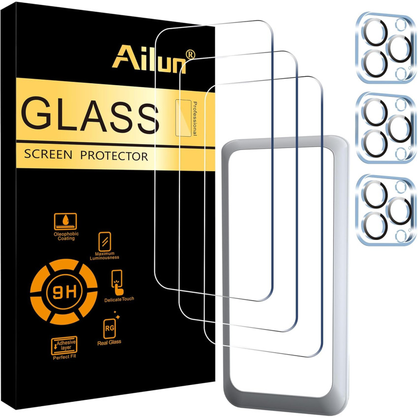 Ailun iPhone 15 Pro Max Tempered Glass Screen Protector 6.1